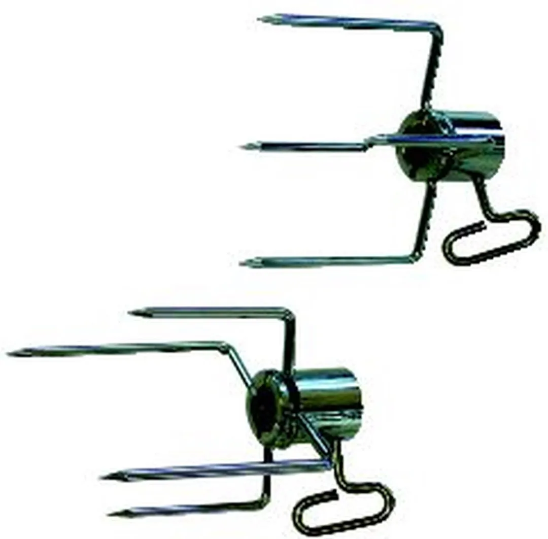 Napoleon Vleesklemmen Set Rotisserie - 2 Stuks - Zilver