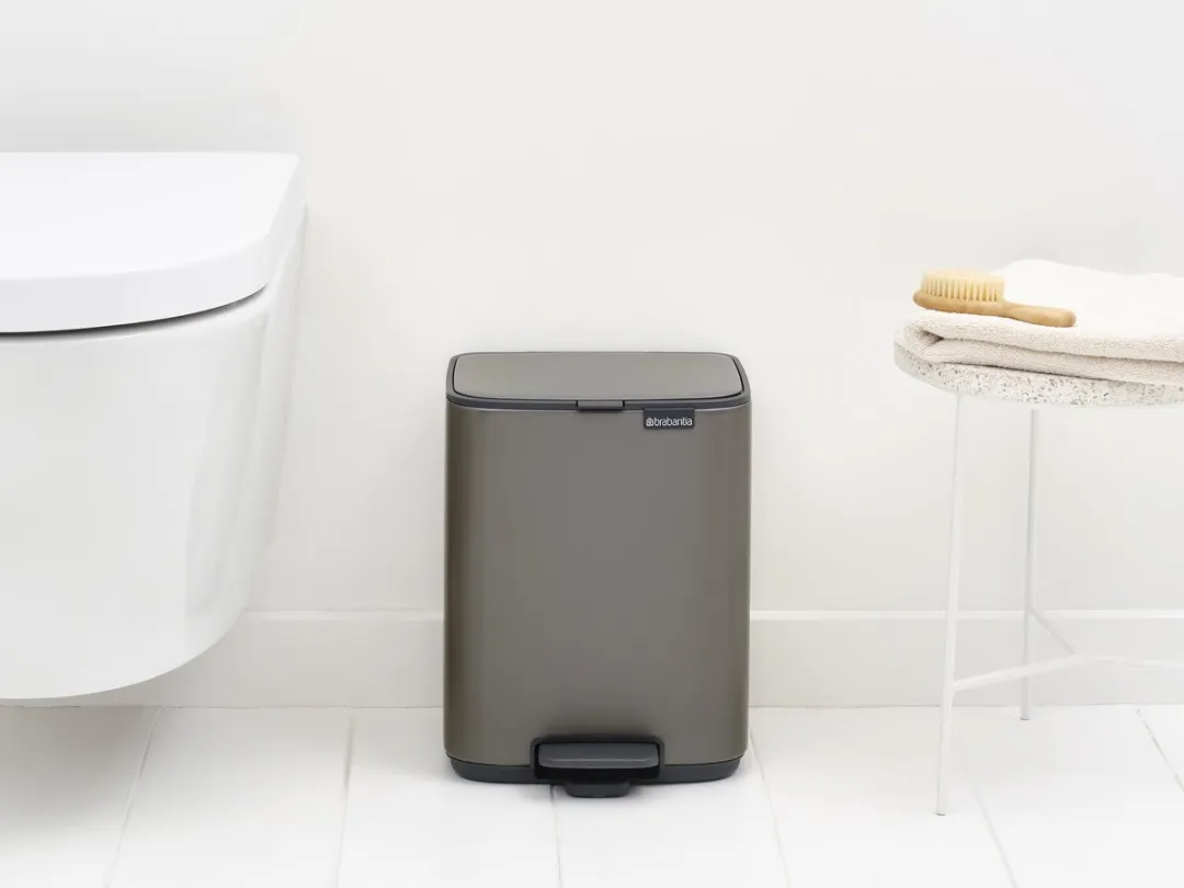 Brabantia Bo Pedaalemmer 7L - Platinum