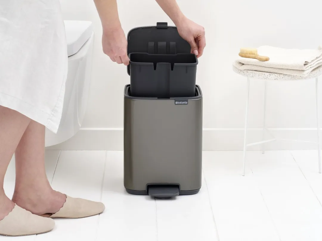 Brabantia Bo Pedaalemmer 7L - Platinum