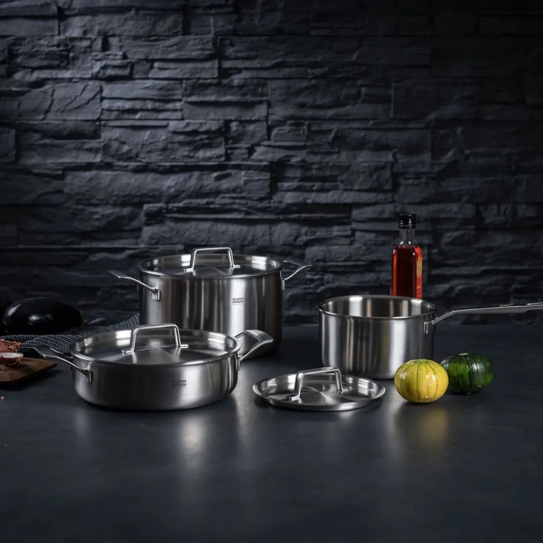 Kuhn Rikon Culinary Fiveply Servingpan 4.5L - 28cm - RVS - afbeelding 6 van 6
