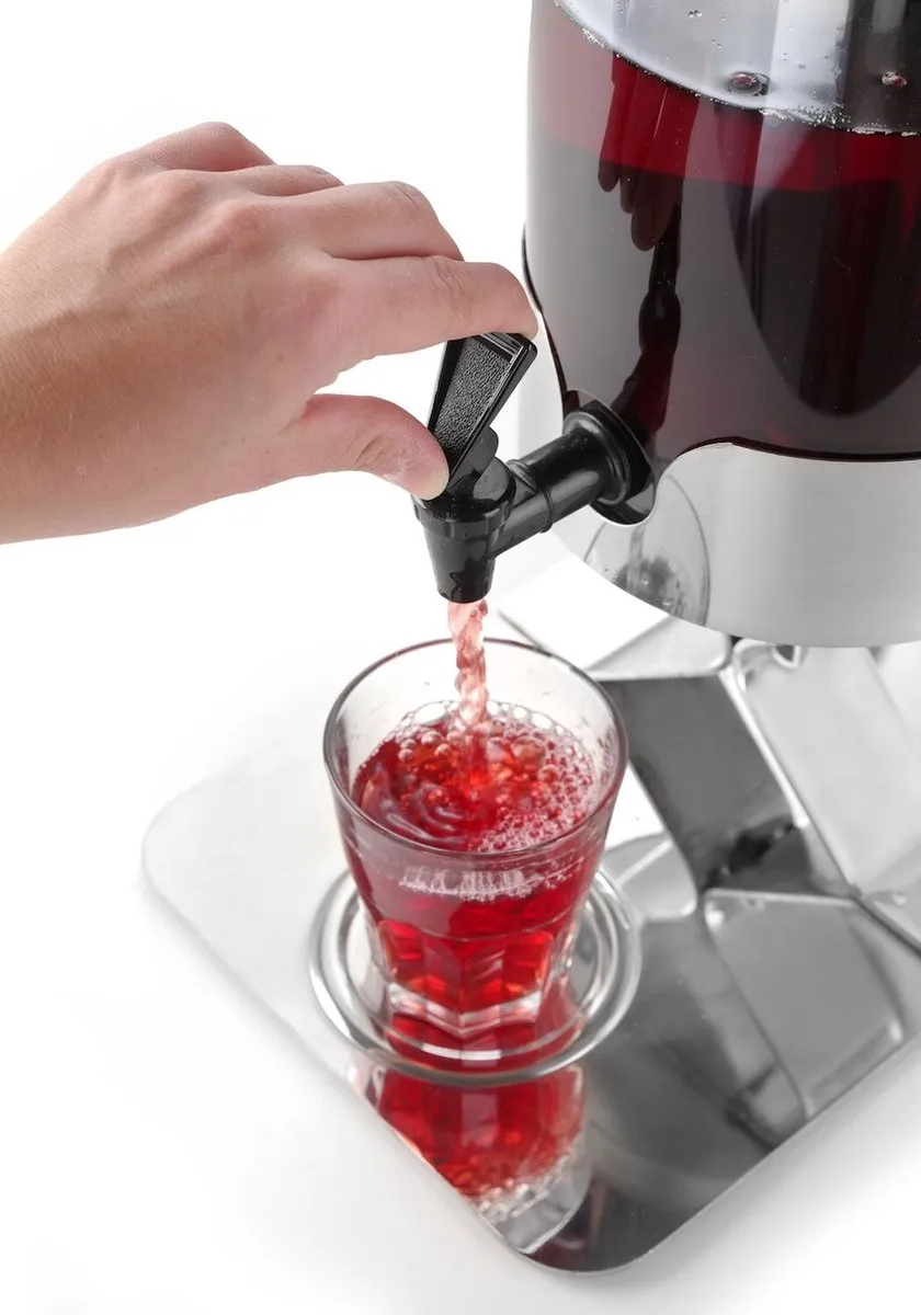 HENDI Sapdispenser 5L - RVS - Met ijsblokjeskoeling