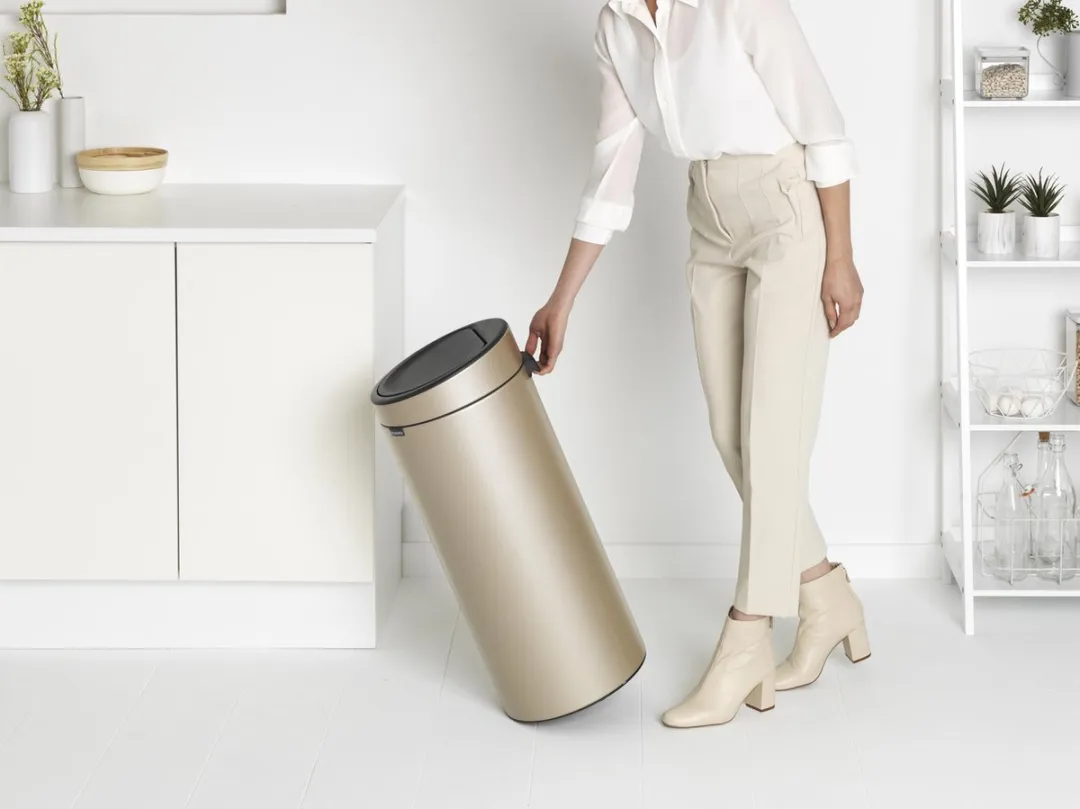 Brabantia Touch Bin Prullenbak 30L - Champagne - MPN 304507