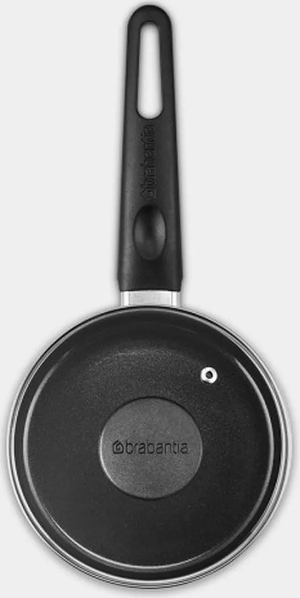 Brabantia INDU+ Steelpan 1.5L - Ø16cm Keramisch Antiaanbak - Inductie - Zwart