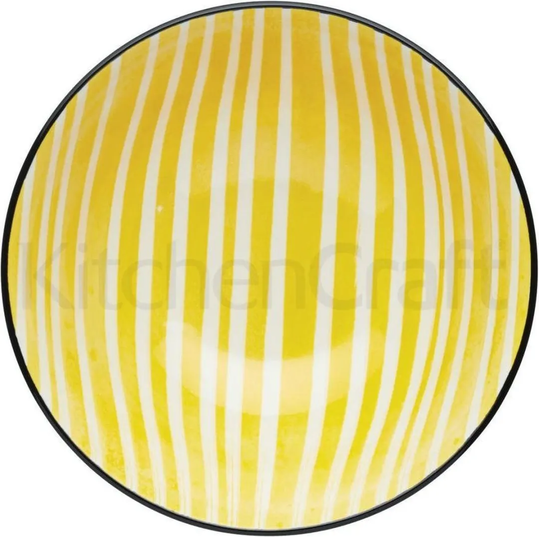 KitchenCraft Kommenset Keramiek 15,5x7,5cm - Wit/Zwart