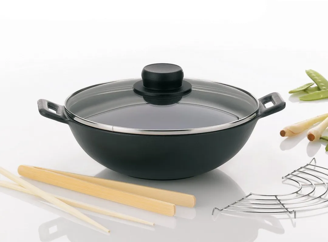 Kela Wokset 5-delig Mini 24cm - Zwart