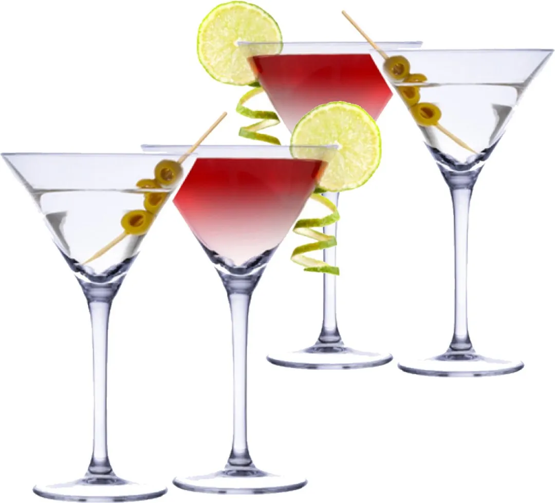 Alpina Martini Cocktailglazen 12x