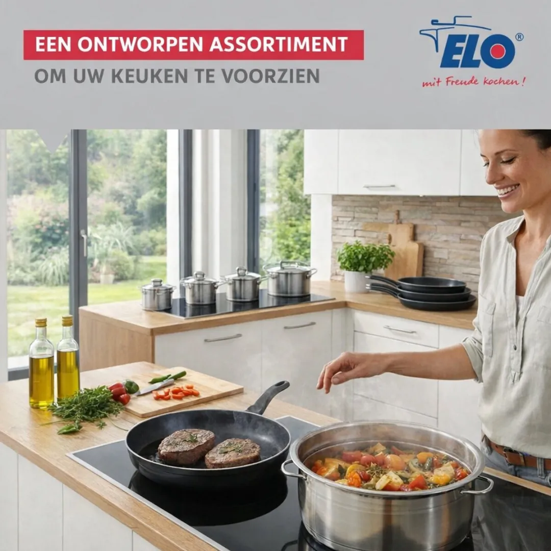 Fackelmann Elo 9733550 Keukengerei Set - 6-delig Roestvrij staal - Inductie