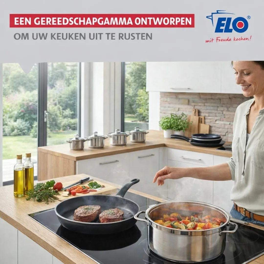 Fackelmann Elo Prima Keukengerei Set 9720150 - 4-delig - Roestvrij staal
