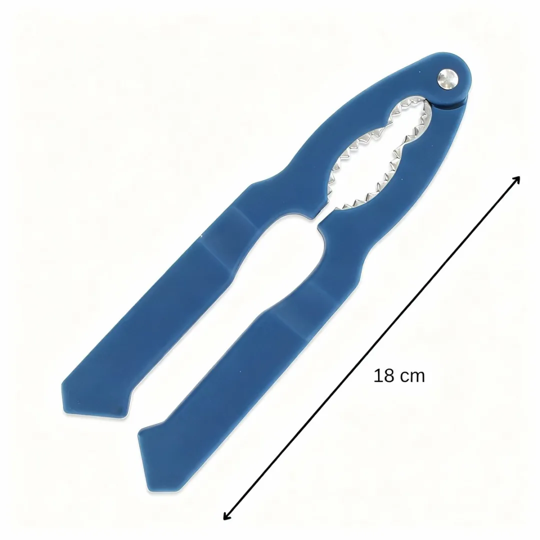 Fackelmann Notenkraker Blauw 18x4,9cm