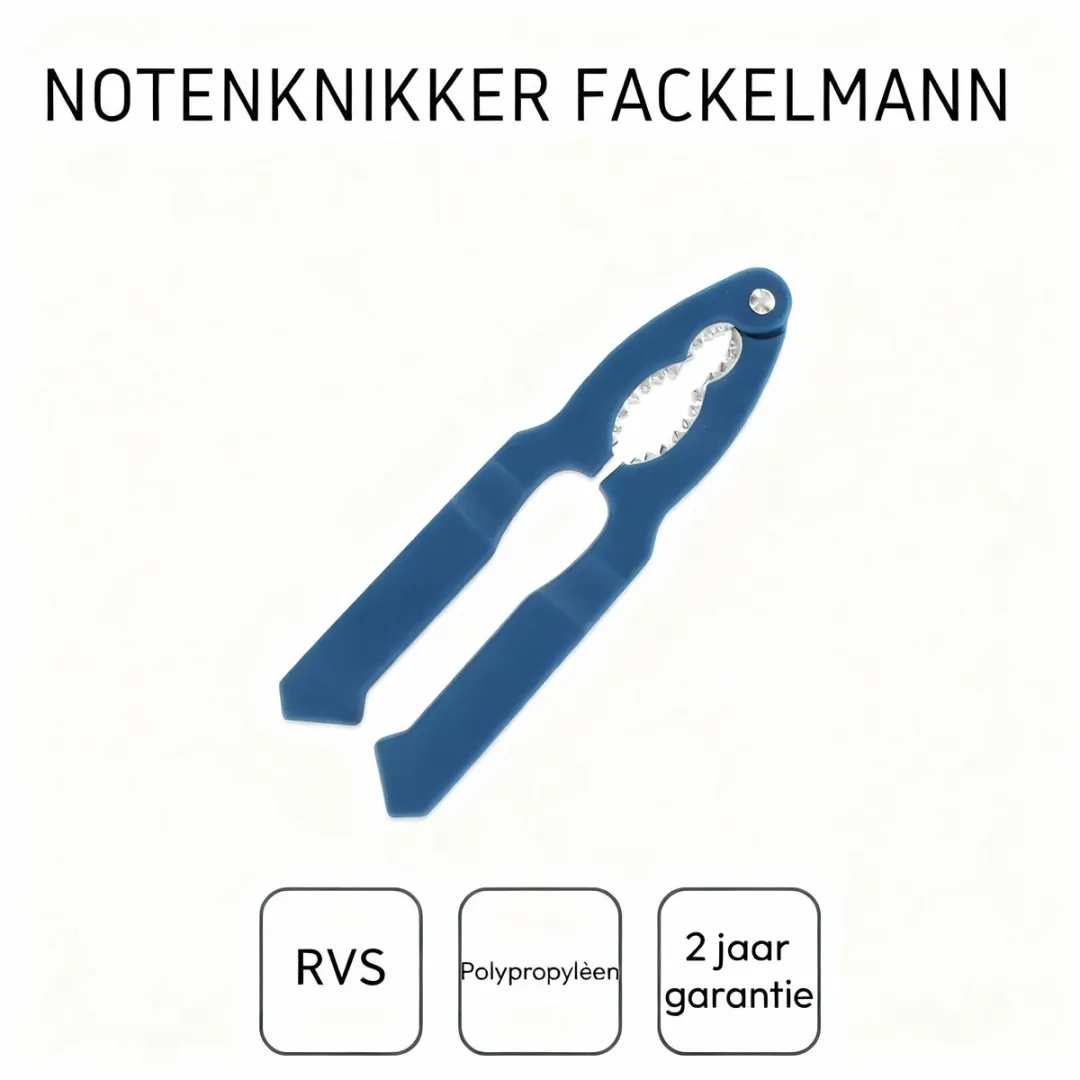 Fackelmann Notenkraker Blauw 18x4,9cm