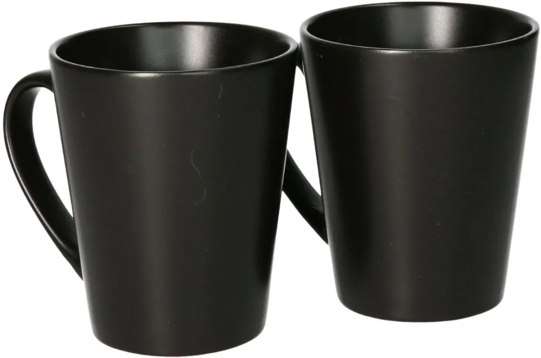 Excellent Houseware Ontbijtservies 6-delig - Zwart