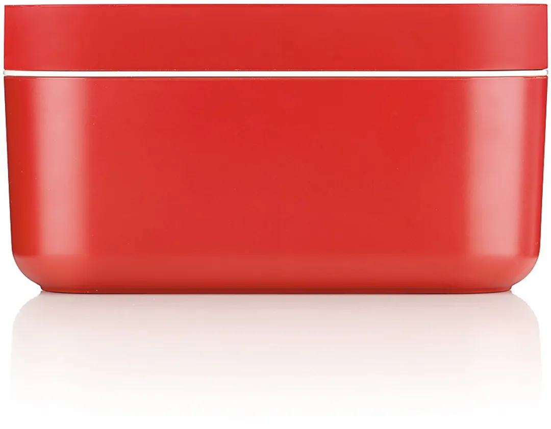 Lékué IJsblokjesvorm met bewaardoos - Red