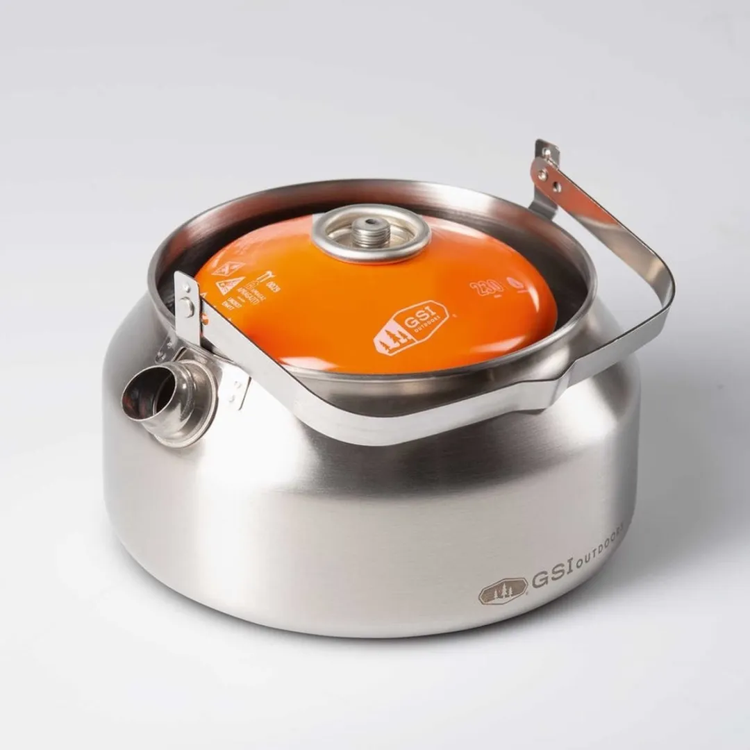GSI Outdoors Roestvrijstalen Fluitketel 1L - Gas