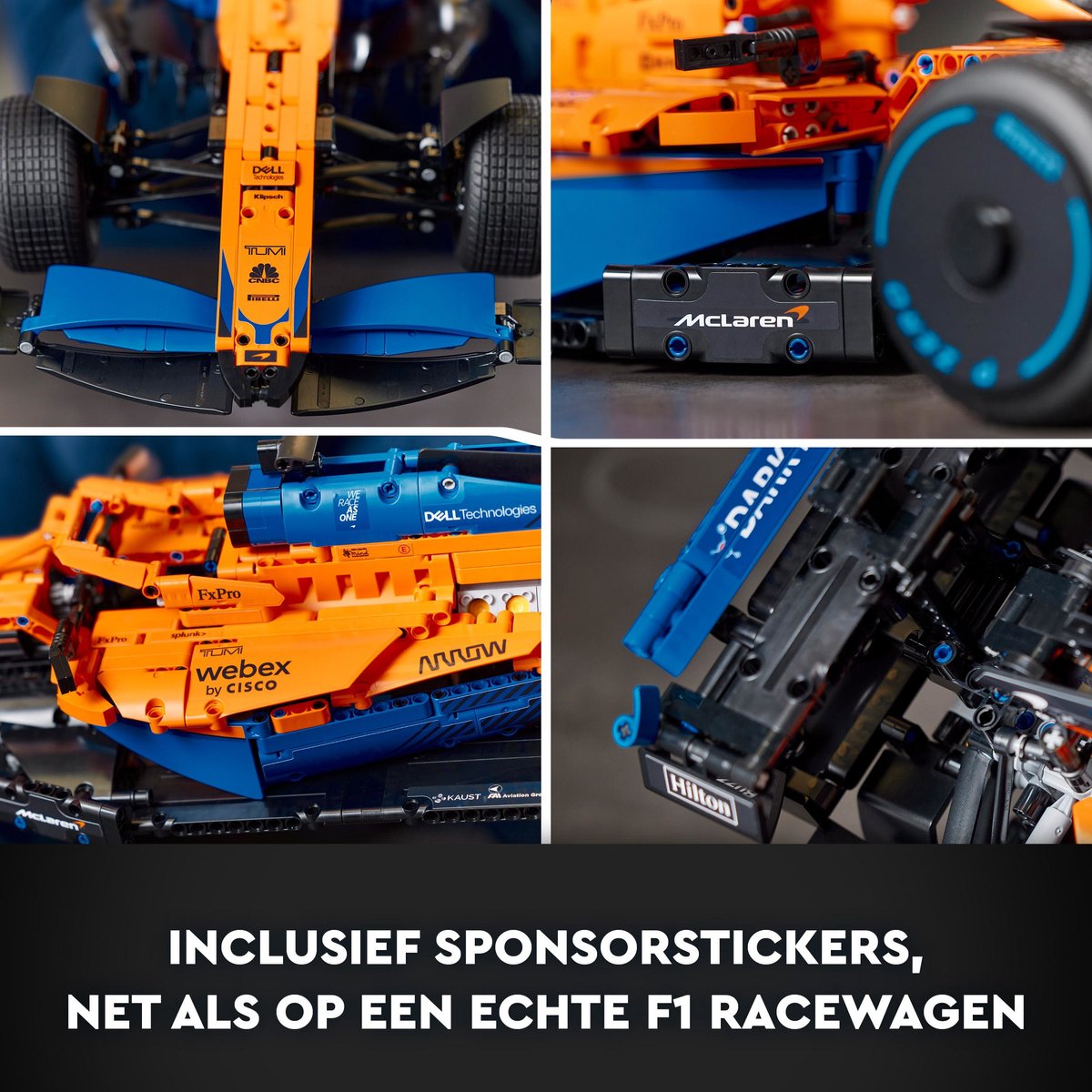 LEGO Technic McLaren Formule 1 2022 Racewagen Set voor Volwassenen - 42141