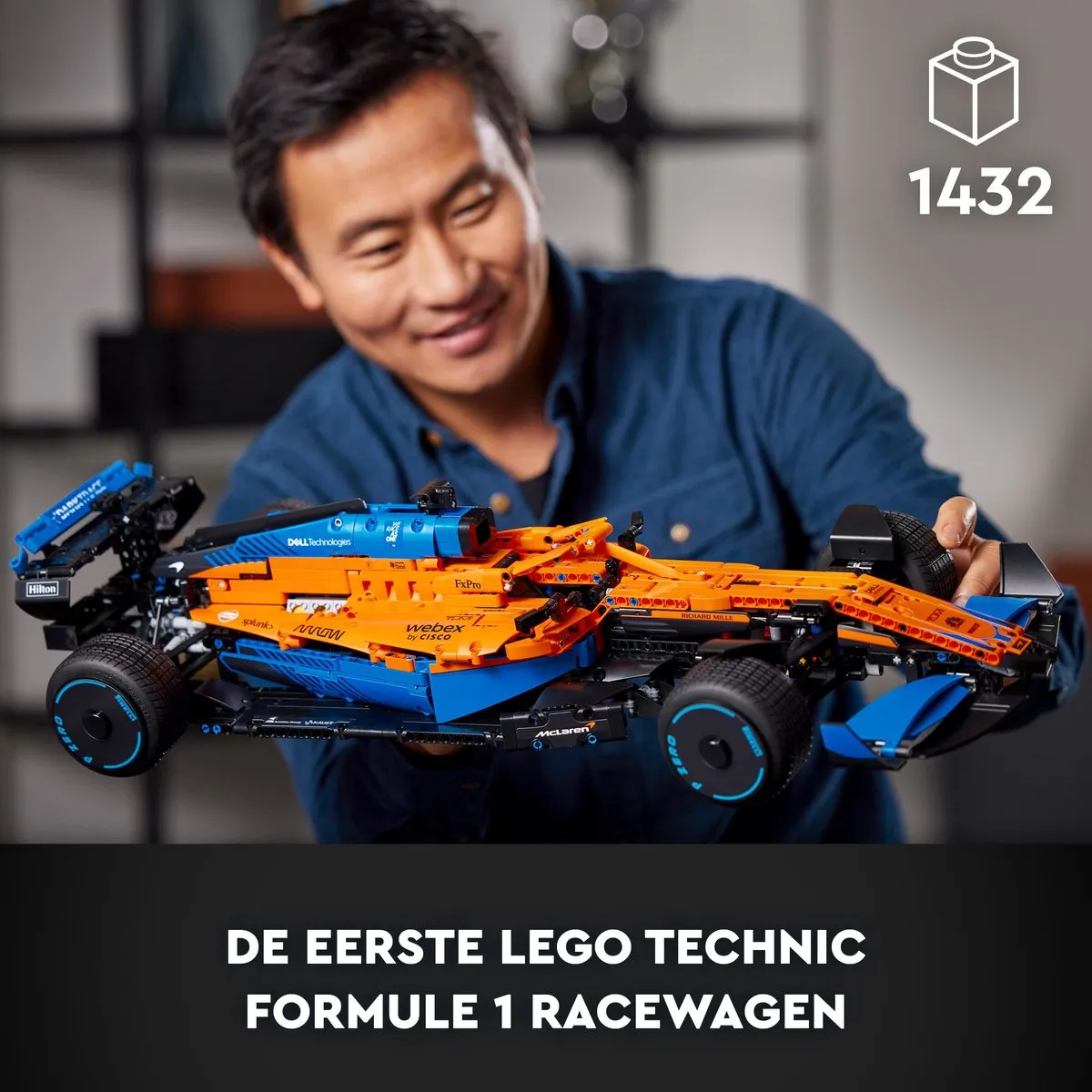 LEGO Technic McLaren Formule 1 2022 42141 - 1432 Stukken