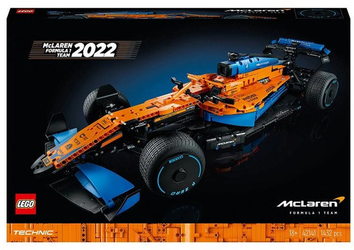 LEGO Technic McLaren Formule 1 2022 42141 - 1432 Stukken