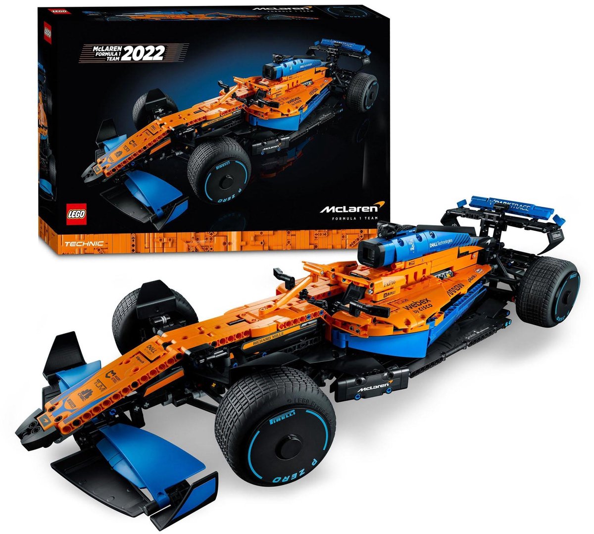 LEGO Technic McLaren Formule 1 2022 Racewagen Set voor Volwassenen - 42141