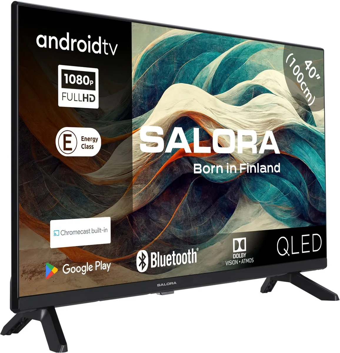 Salora 40QLED320 QLED TV 40" - Full HD - Smart TV - Zwart