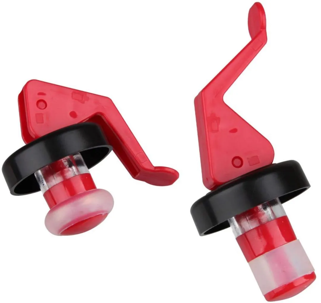 Fackelmann 9901650 Hefboomstoppen - 4 Stuks Rood