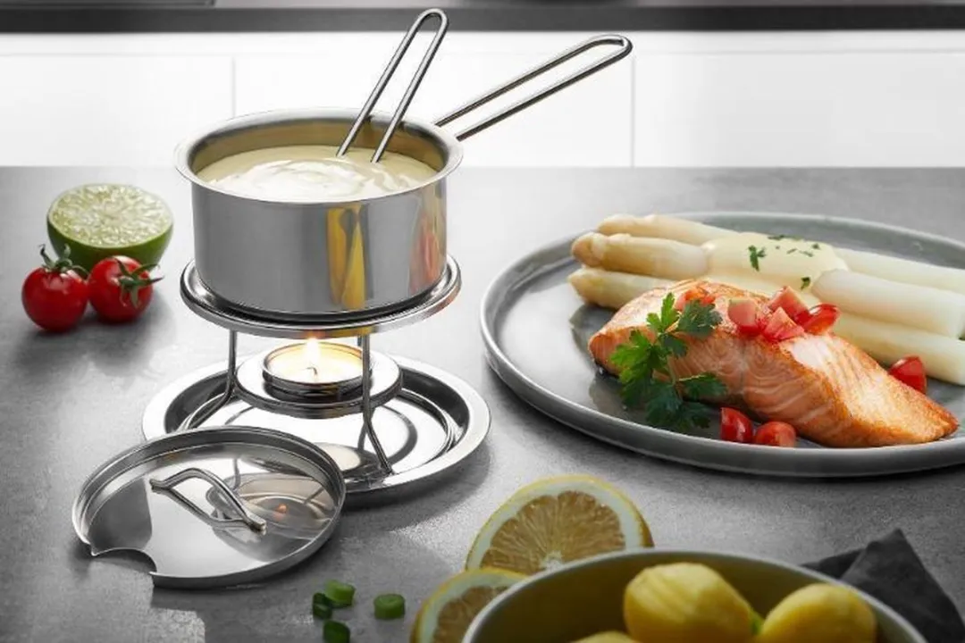 GEFU Caloric Saus & Boter Warmer - Zilver - Ø13cm