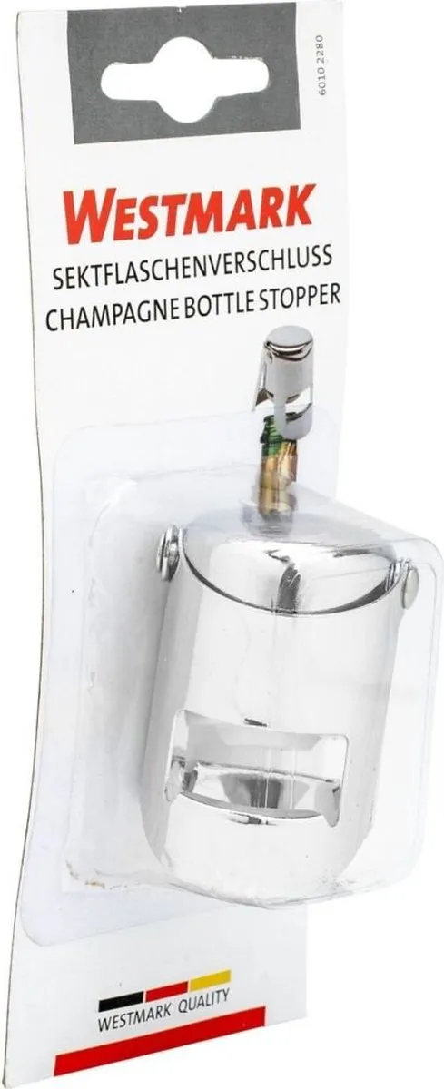 Westmark Champagneflesstop 60102270 - Zilver