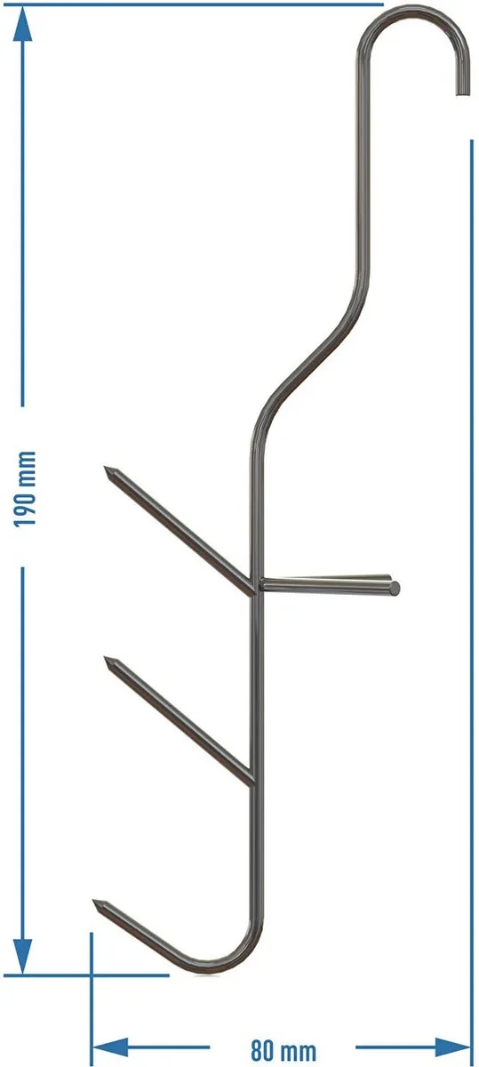 Browin Haken voor Roken 19cm