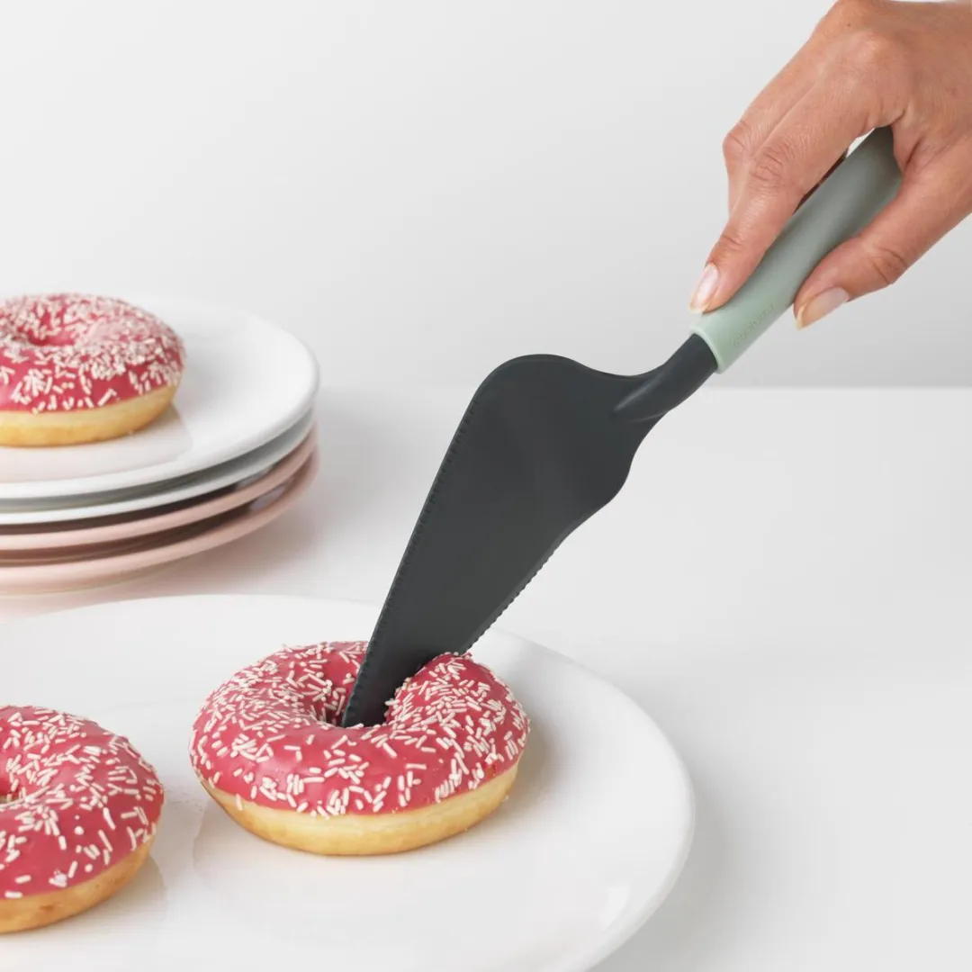 Brabantia Tasty+ Taartschep plus Snijrand Jade Green