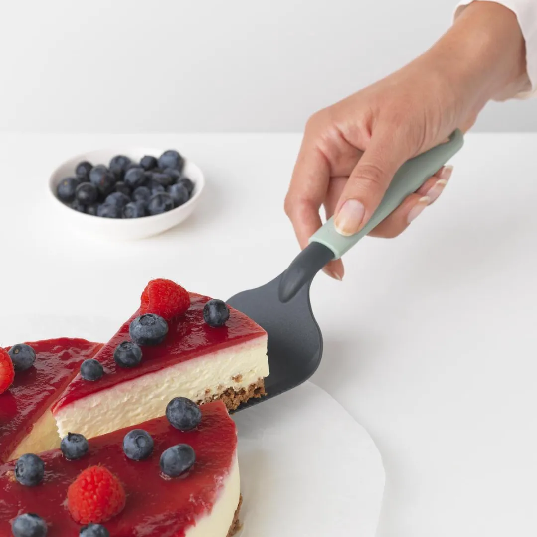 Brabantia Tasty+ Taartschep plus Snijrand Jade Green