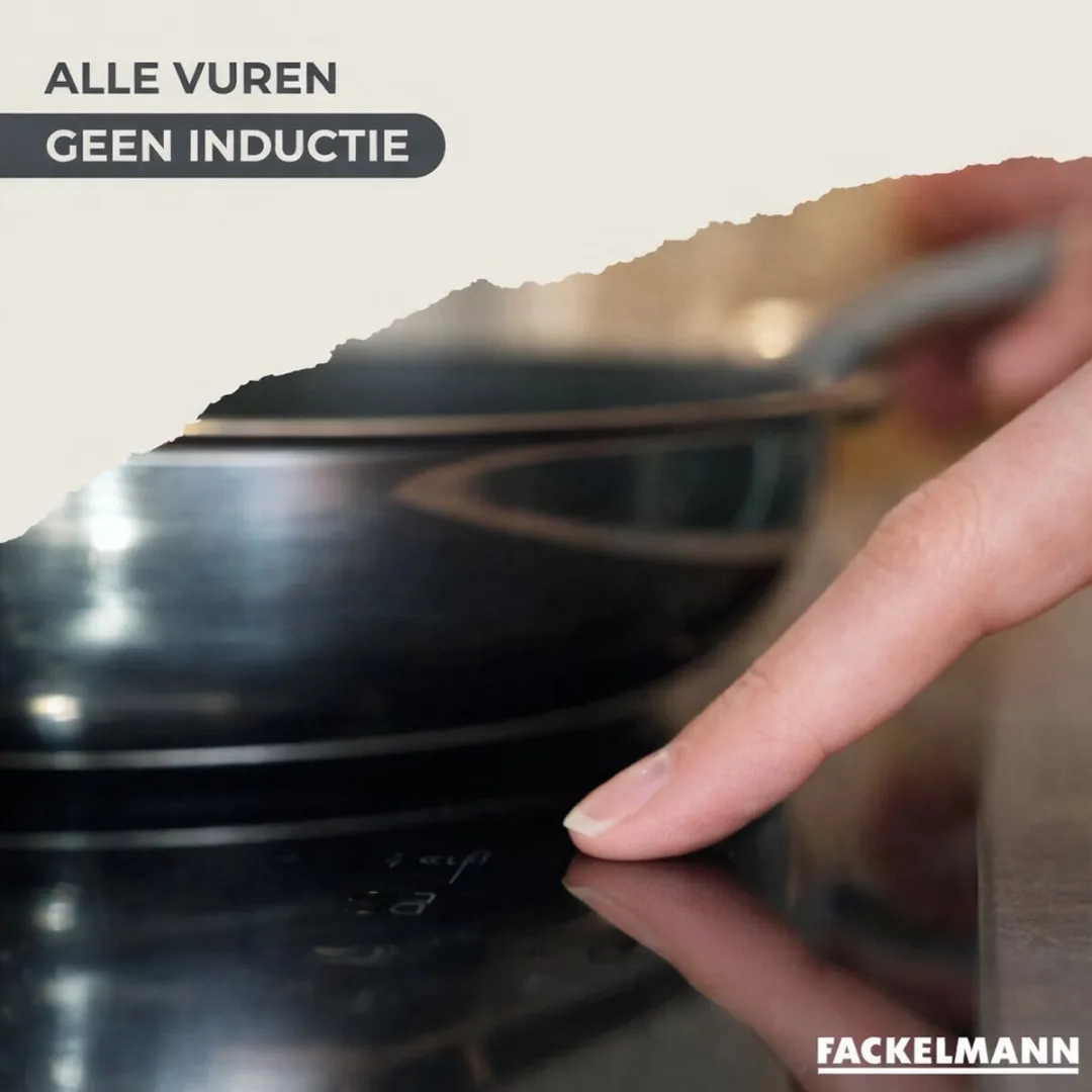 Fackelmann 2-delige Roestvrijstalen Pan Set 20/24cm