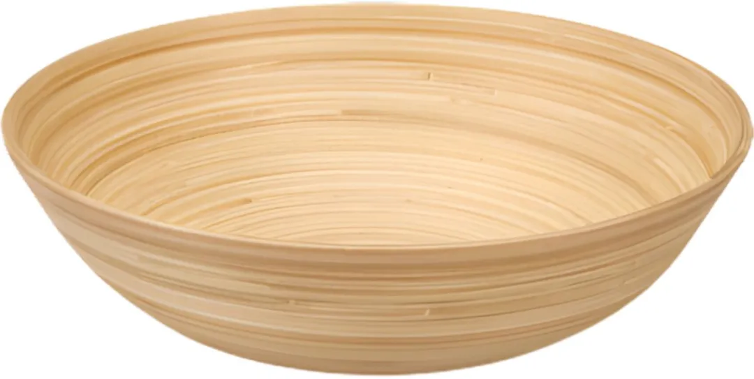 Excellent Houseware Grote Serveerschaal Bamboe - Ø30cm