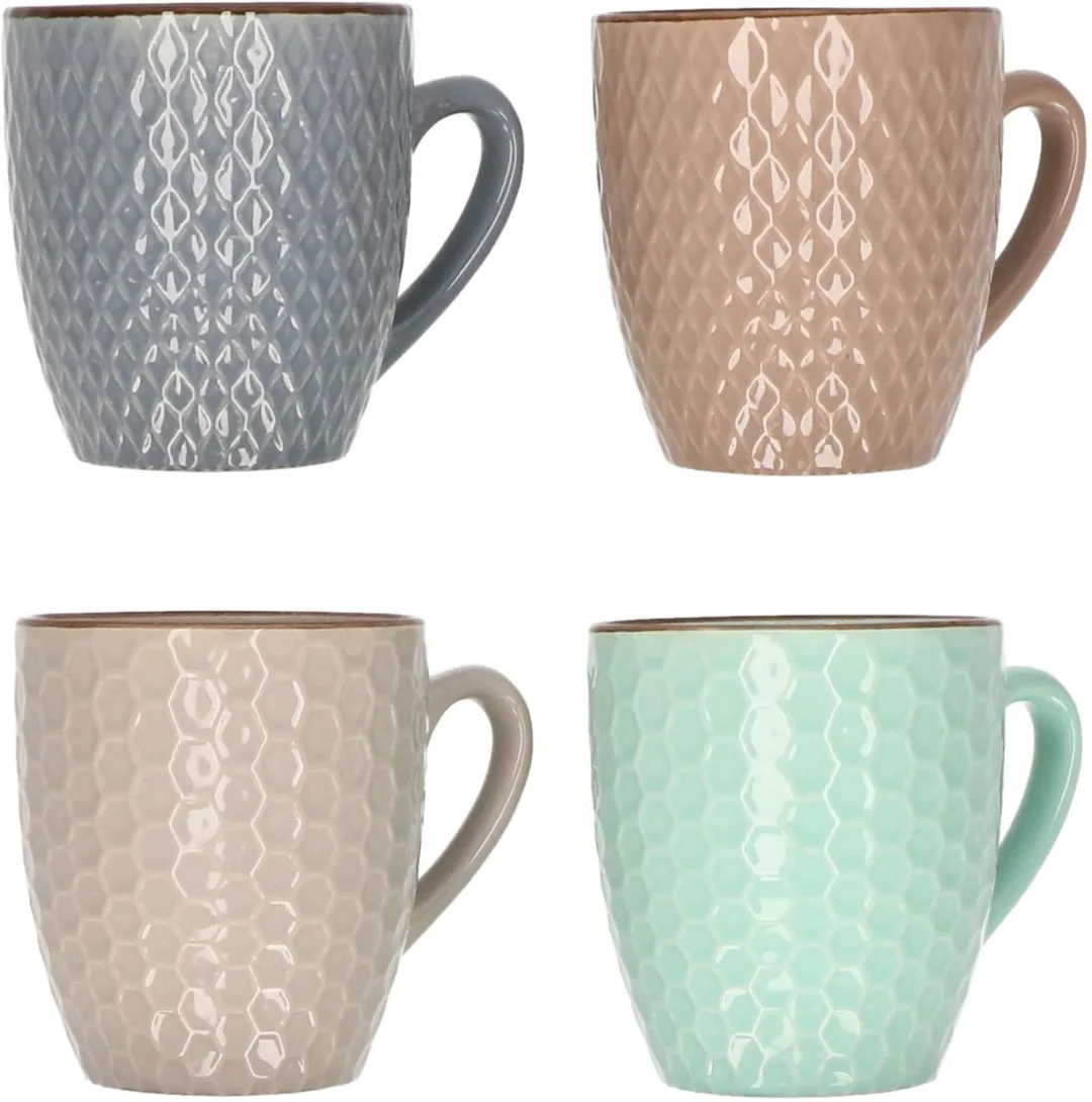Excellent Houseware Stoneware Koffiekopjes