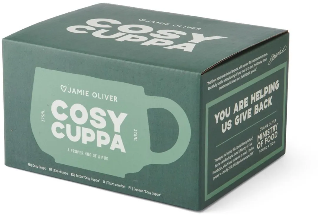 Jamie Oliver Cosy Cuppa Mok - 375ml - Groen