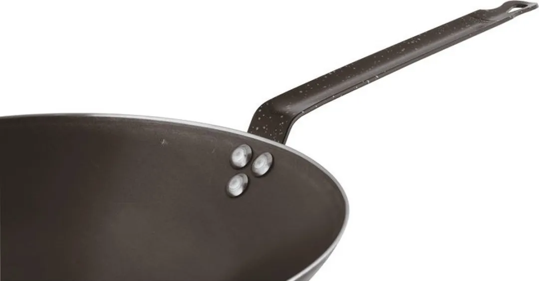 Paderno Bluesteel Wok 32cm - Zilver