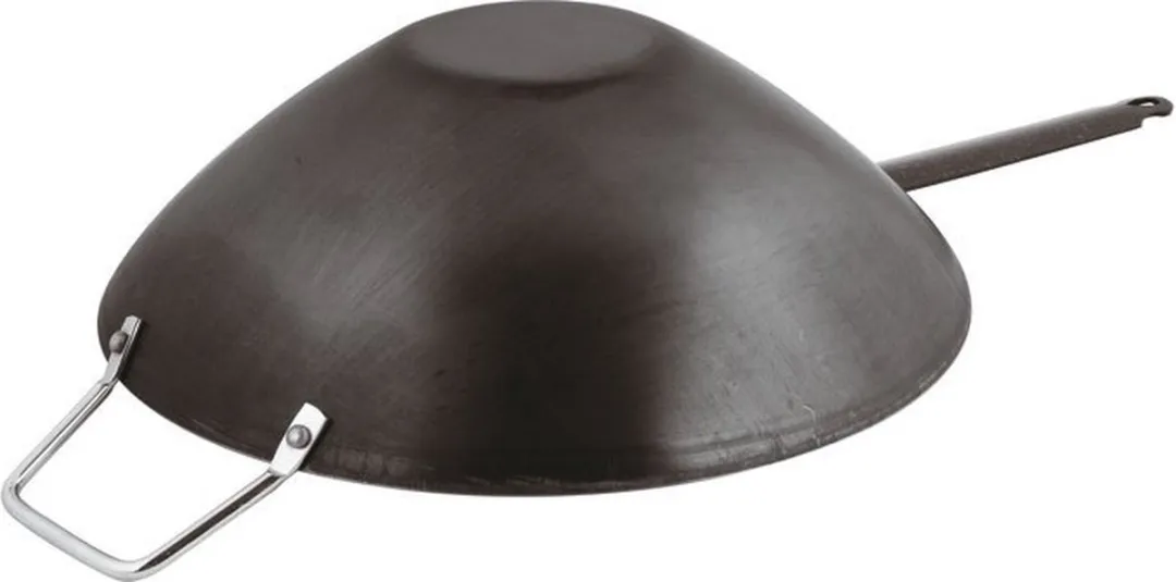 Paderno Bluesteel Wok 32cm - Zilver