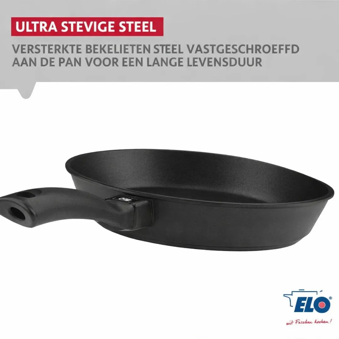 Fackelmann Elo 9904750 Set Pannen 20/24cm - Zwart