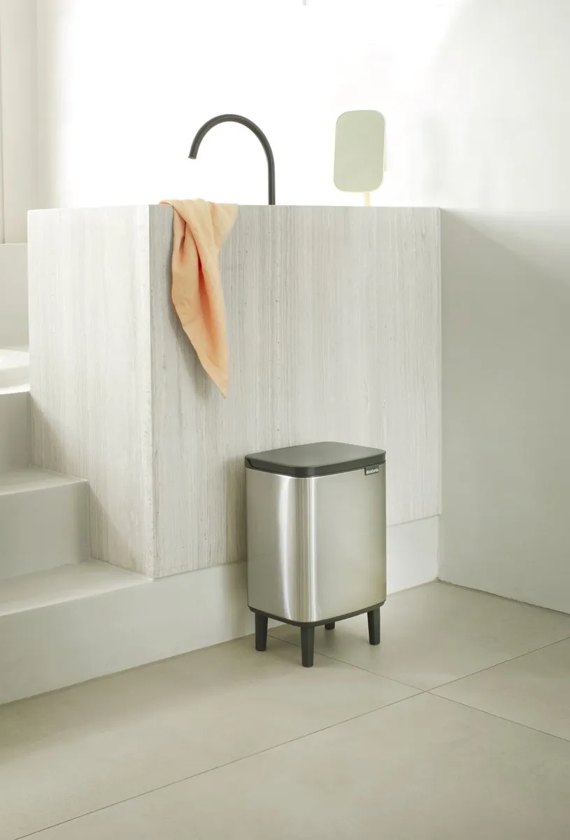 Brabantia Bo Hi Prullenbak 7L Matt Steel Fingerprint Proof