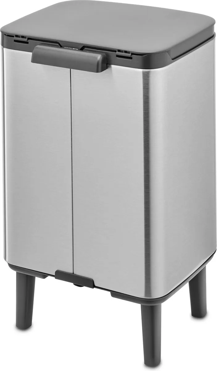 Brabantia Bo Hi Prullenbak 7L Matt Steel Fingerprint Proof - afbeelding 6 van 6