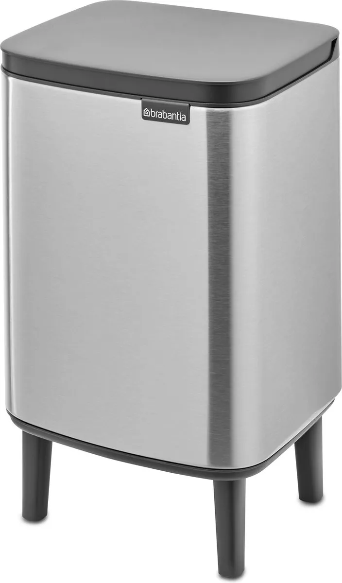 Brabantia Bo Hi Prullenbak 7L Matt Steel Fingerprint Proof