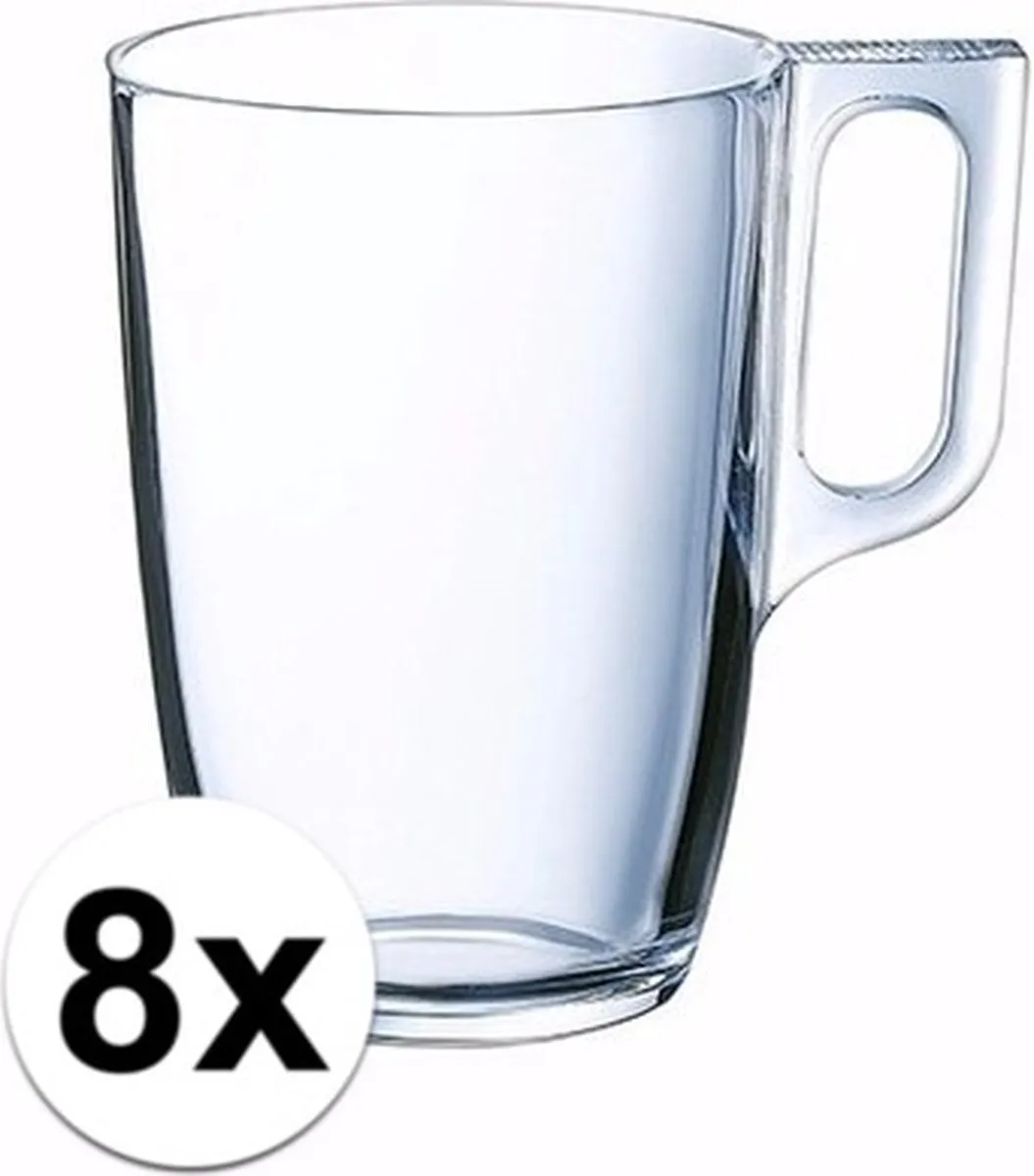 Luminarc Kensington Theeglazen 8x 320ml - Transparant