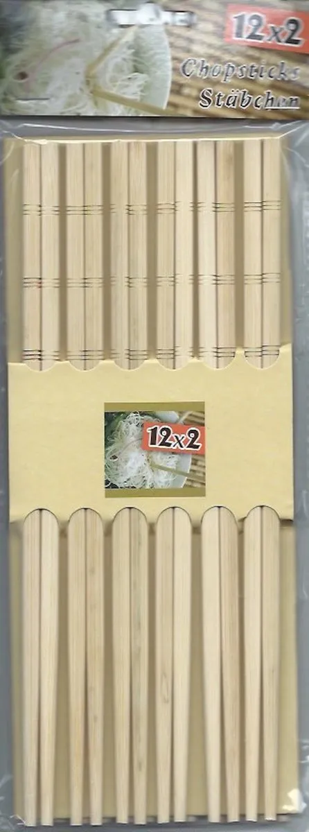 Excellent Houseware Sushi Eetstokjes Bamboe - 24 Stuks