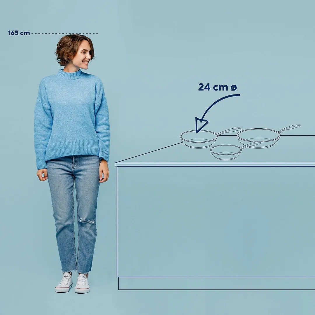 Kela Stella Nova Koekenpan 24cm - Zwart