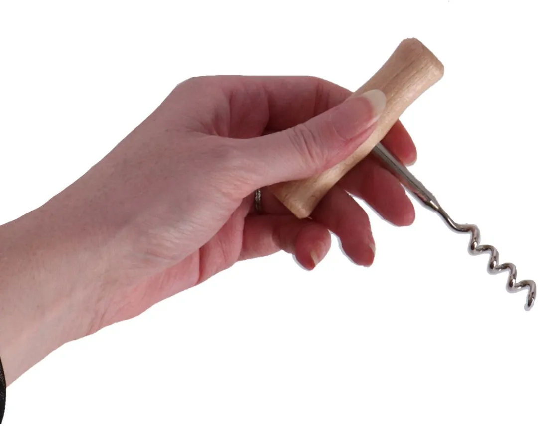 Westmark Woody Kurkentrekker 10,4cm - Hout/staal - Lichtbruin