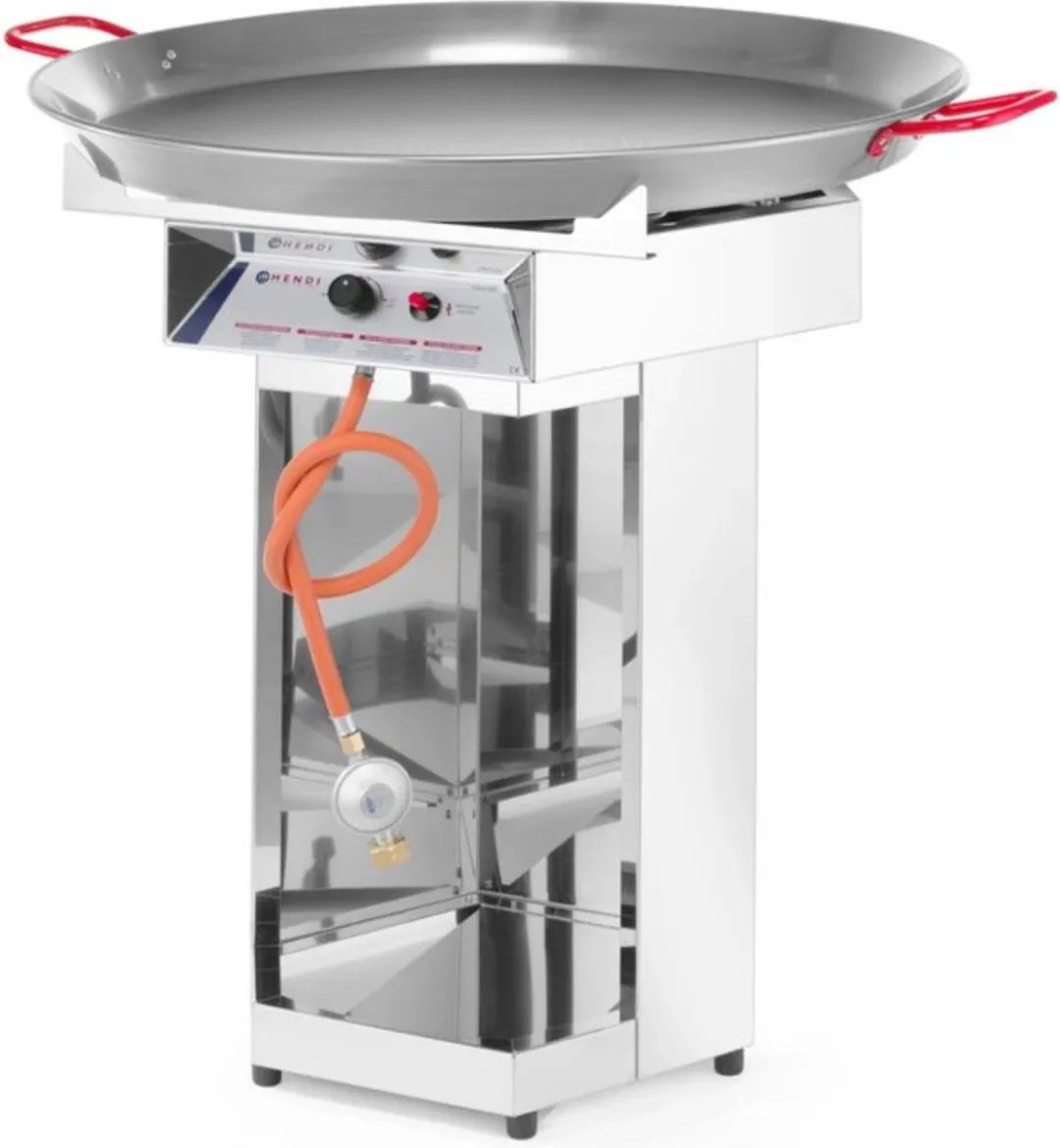 HENDI Paella Barbecue Fiësta 800 - 7kW - Ø80cm - RVS