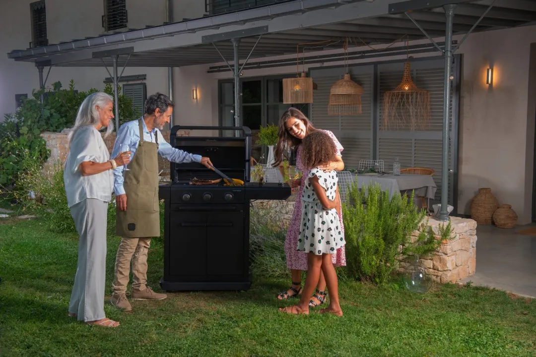 Campingaz 3 Series Onyx S Gasbarbecue 3 Branders - 76cm - Zwart