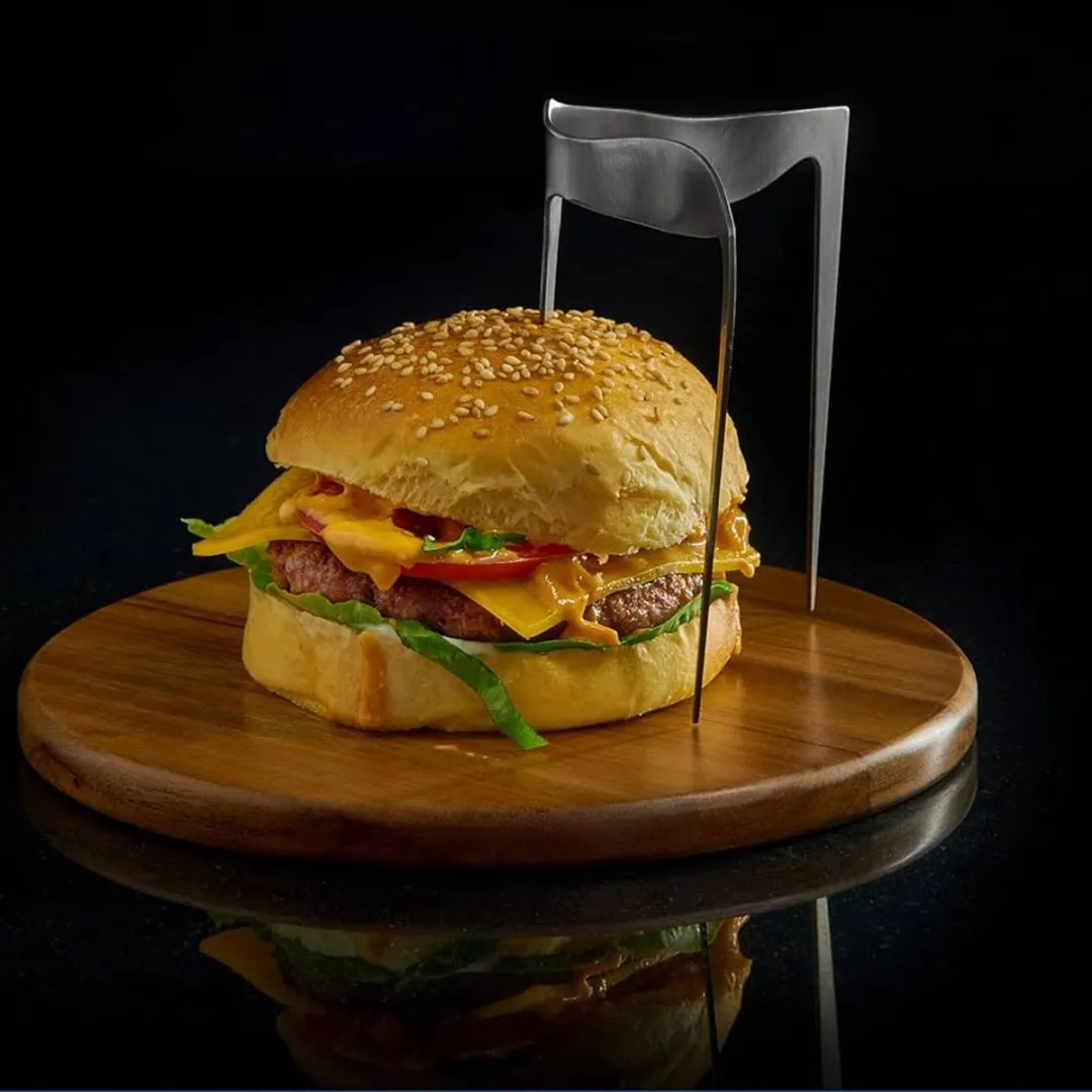Lurch Burgerspies King 240506 - Ø20cm - Zilver