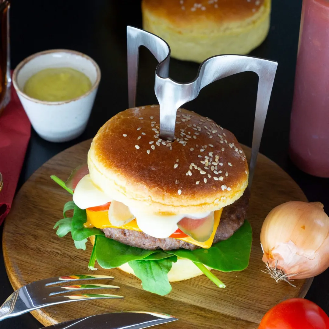 Lurch Burgerspies King 240506 - Ø20cm - Zilver