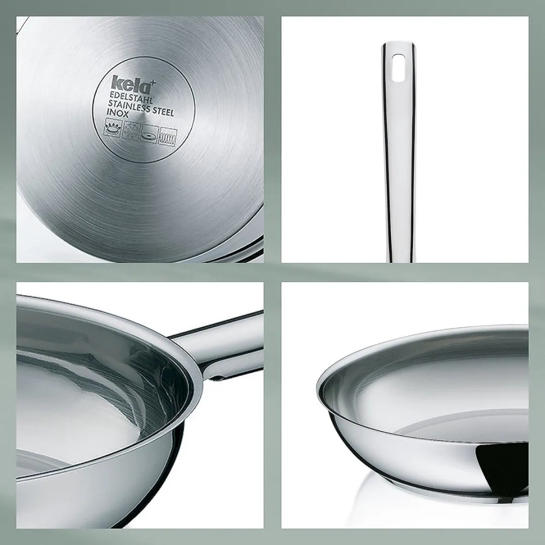 Kela Cailin RVS Koekenpan 24cm - Zilver