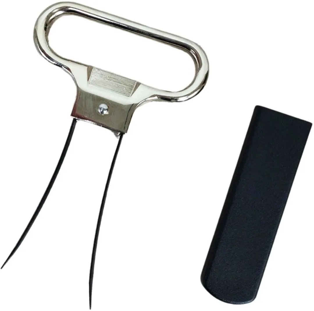 Fackelmann 49577 Kurkentrekker - Dubbele Hefboom - Zwart/Grijs