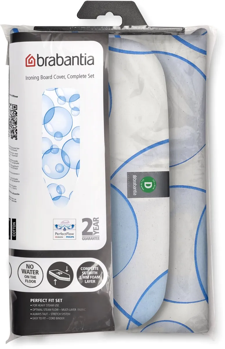 Brabantia Perfect Flow Strijkplankhoes D 135x45cm - Bubbles - afbeelding 6 van 6