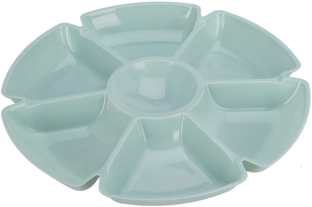 Excellent Houseware Hapjes/Chips Serveerschaal Lichtblauw